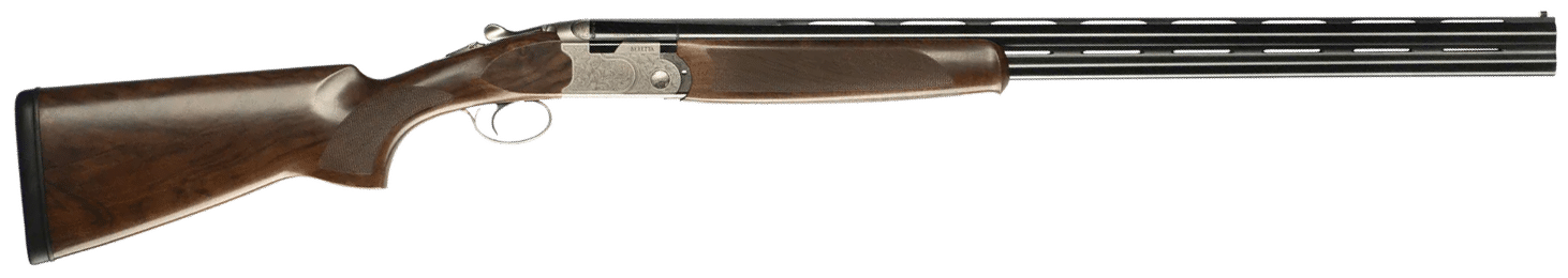 Beretta USA J686S1230 686 Silver Pigeon I 12 Gauge Break Open 3" 2rd 30" Black Over/Under Vent Rib Barrel, Silver Engraved Steel Receiver, Fixed European Walnut Stock, Right Hand