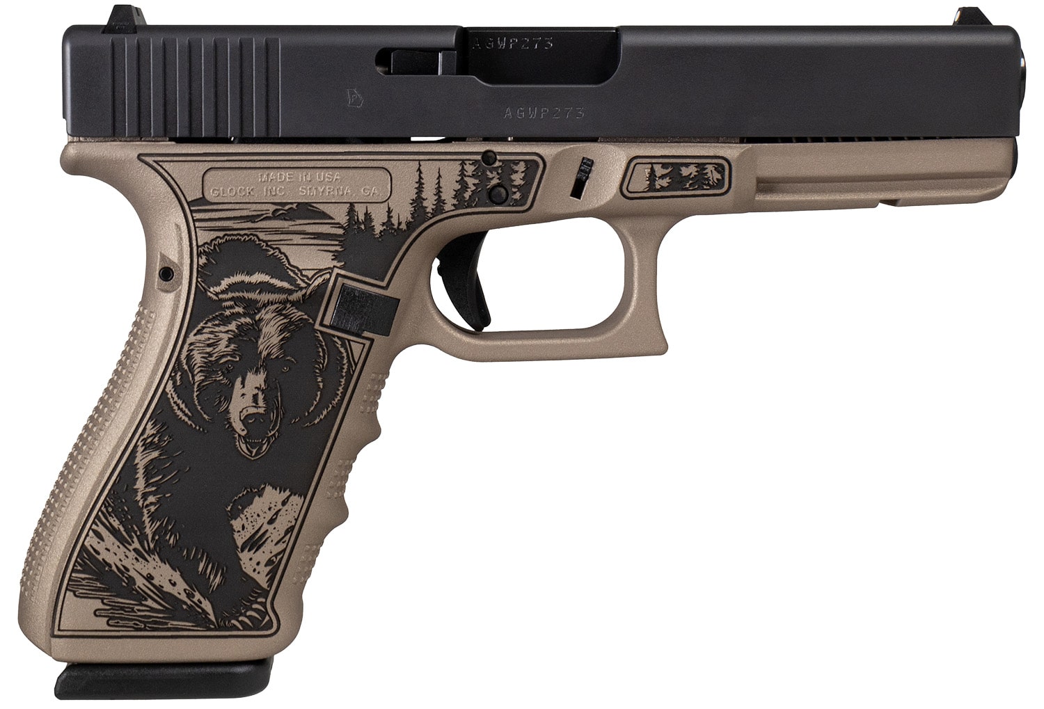 Glock UG2050204NKODAK G20 Gen4 Full Size Frame 10mm Auto 15+1 4.61" Black Steel Barrel Serrated Steel Slide Polymer Frame w/Picatinny Rail Ambidextrous