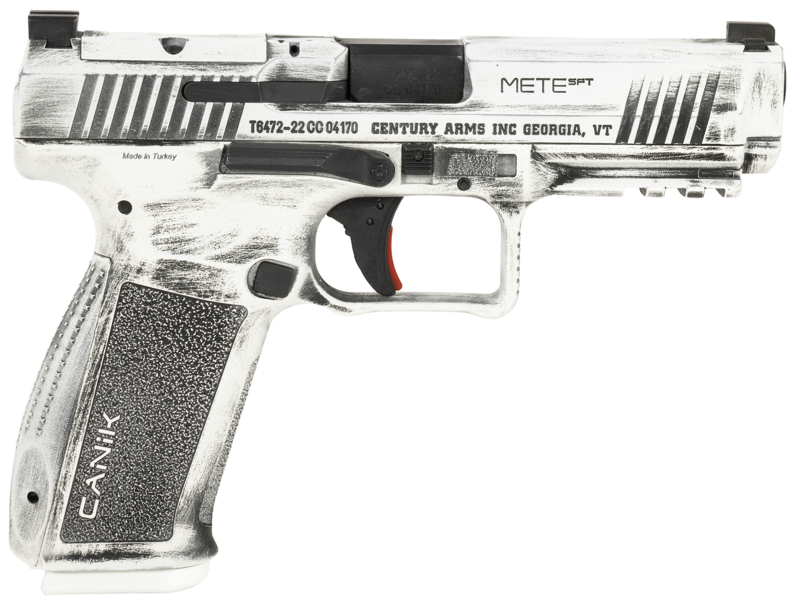 Canik HG6595N Mete SFT Full Size Frame 9mm Luger 20+1/18+1, 4.46" Black Match Grade Barrel, Black Nitride Optic Ready/Serrated Steel Slide, Polymer Frame w/Picatinny Rail, Ambidextrous