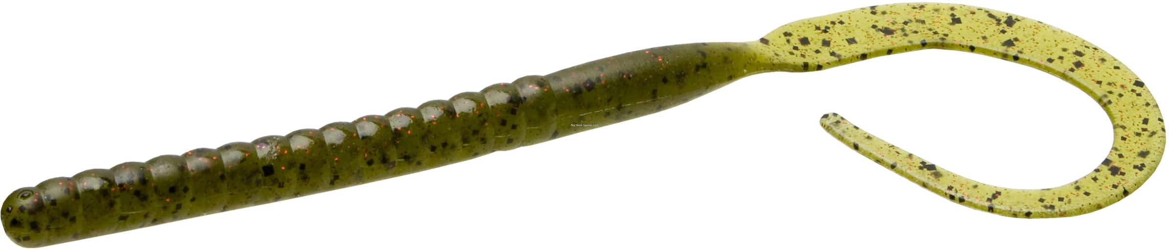 Zoom 118054 Magnum Ol' Monster Curled Tail Worm , 12", 5Pk, Watermelon Red (068705)