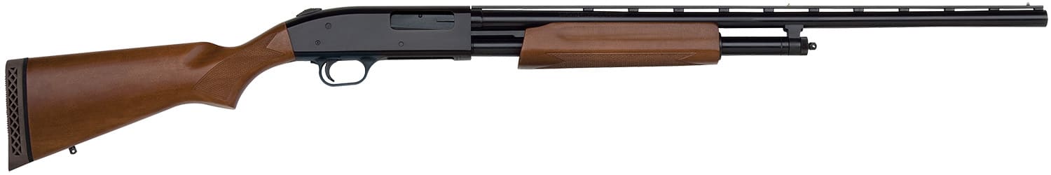 Mossberg 50136 500 All Purpose Field 20 Gauge 3" 5+1 26" Vent Rib Barrel, Blued Metal Finish, Dual Extractors, Hardwood Stock, Ambidextrous Safety, Includes Accu-Set Chokes