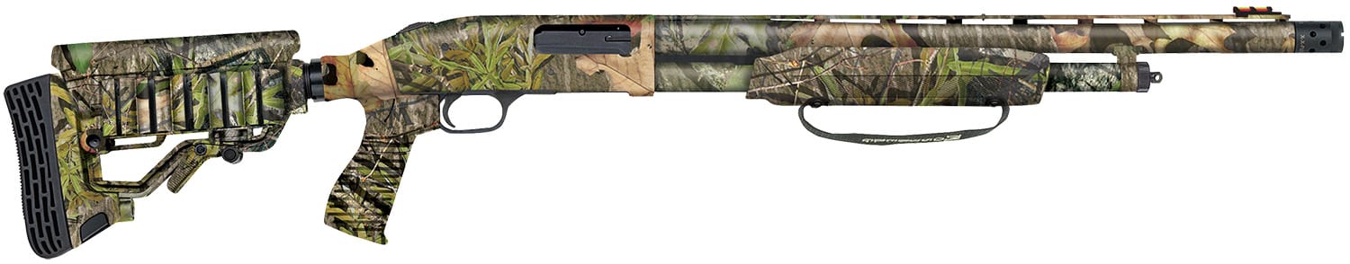 Mossberg 53265 500 Tactical Turkey 12 Gauge 5+1 3" 20" Vent Rib Barrel, Dual Extractors, Overall Mossy Oak Obsession, Synthetic 6 Position Stock w/Shell Holder, Includes X-Factor Ported Choke