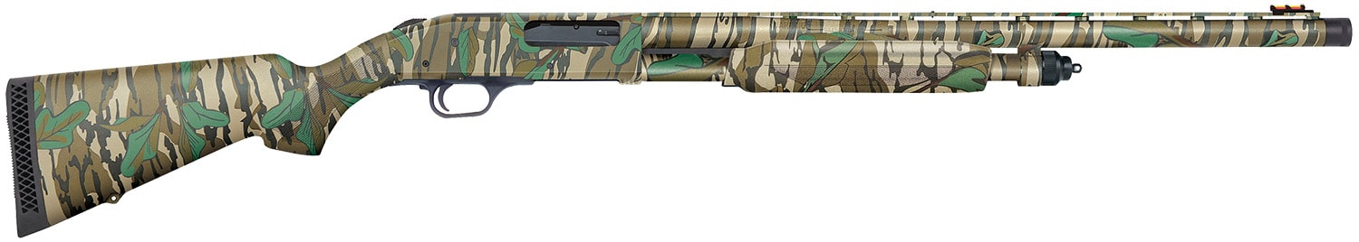 Mossberg 62232 835 Ulti-Mag Turkey 12 Gauge 5+1 3.5" 24" Vent Rib Overbored Barrel, Overall Mossy Oak Greenleaf, Optics Cut Receiver, Synthetic Furniture, Fiber Optic Sight, Ulti-Mag Full Choke Tube
