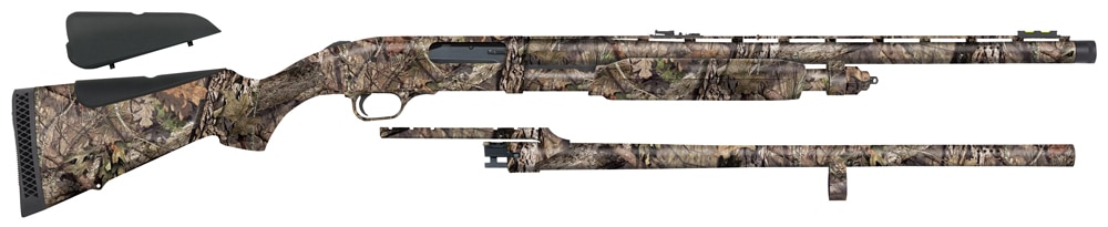 Mossberg 62419 835 Ulti-Mag Turkey/Deer 12 Gauge 5+1 3.5" 24" Vent Rib Overbored/24" Slugster Barrels, Integral Cantilever Scope Base, Dual Extractors, Overall Mossy Oak Break-Up Country, Synthetic Dual Comb Stock