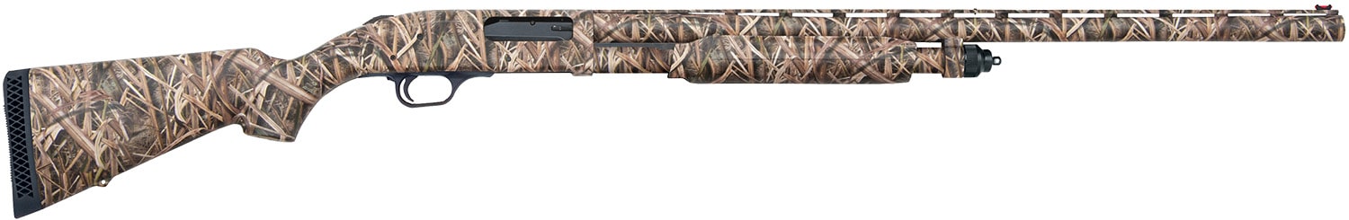 Mossberg 63521 835 Ulti-Mag Waterfowl 12 Gauge 5+1 3.5" 28" Vent Rib Barrel, Dual Extractors, Overall Mossy Oak Shadow Grass Blades, Synthetic Stock, Fiber Optic Sight, Includes Accu-Mag Chokes