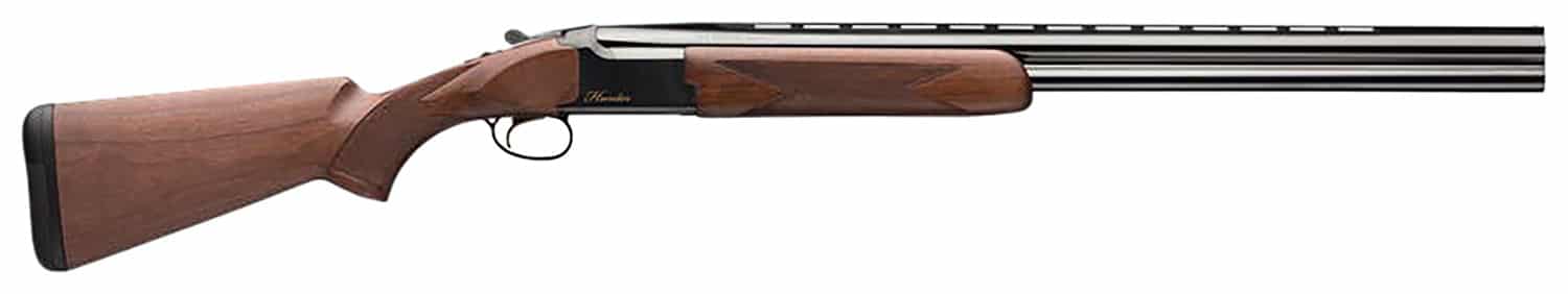 Browning 018258914 Citori Hunter Full Size 410 Gauge Break Open 3" 2rd, 26" Polished Blued Over/Under Vent Rib Barrel, Polished Blued Engraved with Gold Accents Steel Receiver, Fixed Grade I Satin American Black Walnut Wood Stock