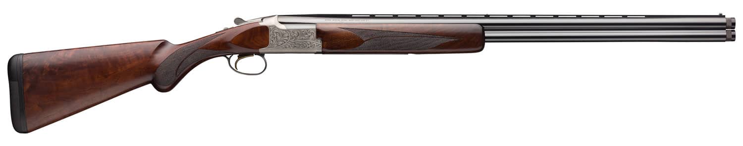 Browning 018142605 Citori White Lightning Full Size 20 Gauge Break Open 3" 2rd, 26" Polished Blued Over/Under Vent Rib Barrel, Silver Nitride Engraved Steel Receiver, Fixed Grade III/IV Oiled Black Walnut Wood Stock