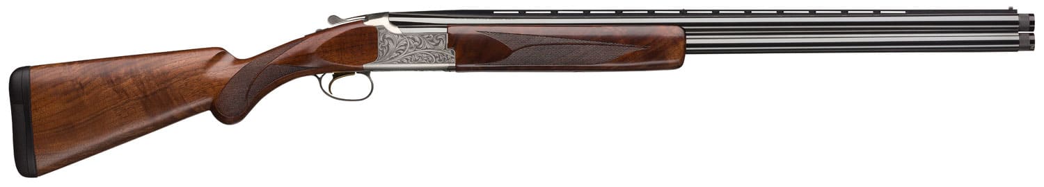 Browning 018142304 Citori White Lightning Full Size 12 Gauge Break Open 3" 2rd, 28" Polished Blued Over/Under Vent Rib Barrel, Silver Nitride Engraved Steel Receiver, Fixed Grade III/IV Oiled Black Walnut Wood Stock