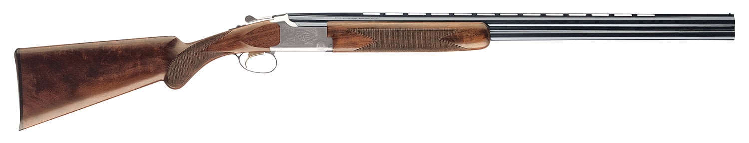 Browning 013462305 Citori White Lightning Full Size 12 Gauge Break Open 3" 2rd, 26" Polished Blued Over/Under Vent Rib Barrel, Silver Nitride Engraved Steel Receiver, Fixed Grade III/IV Oiled Black Walnut Wood Stock