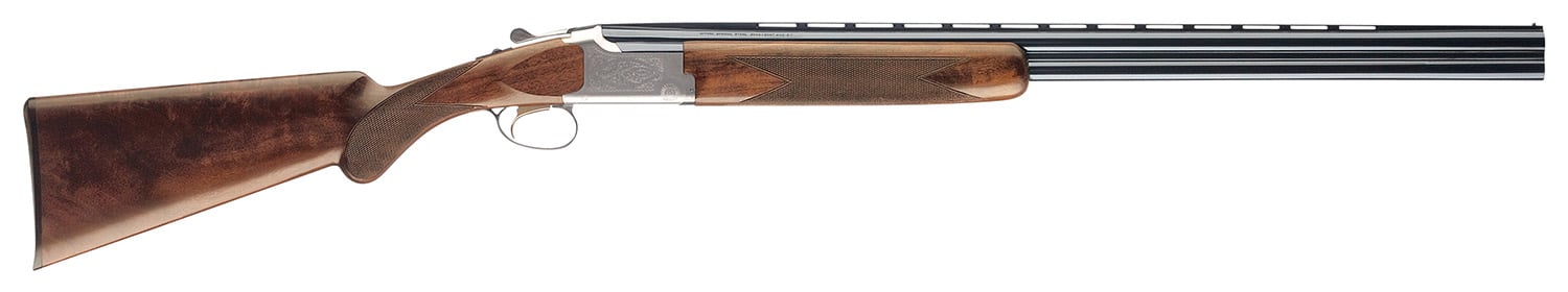 Browning 013462604 Citori White Lightning Full Size 20 Gauge Break Open 3" 2rd, 28" Polished Blued Over/Under Vent Rib Barrel, Silver Nitride Engraved Steel Receiver, Fixed Grade III/IV Oiled Black Walnut Wood Stock