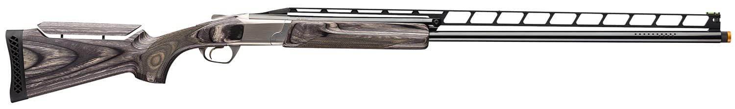 Browning 018707479 Cynergy Trap Combo 12 Gauge 34" Barrel 2.75" 2rd, Combo Set With Over And Under Barrel & Unsingle Barrel On One Silver Nitride Finished Receiver, Satin Gray Laminate Stock With Adjustable Monte Carlo Comb