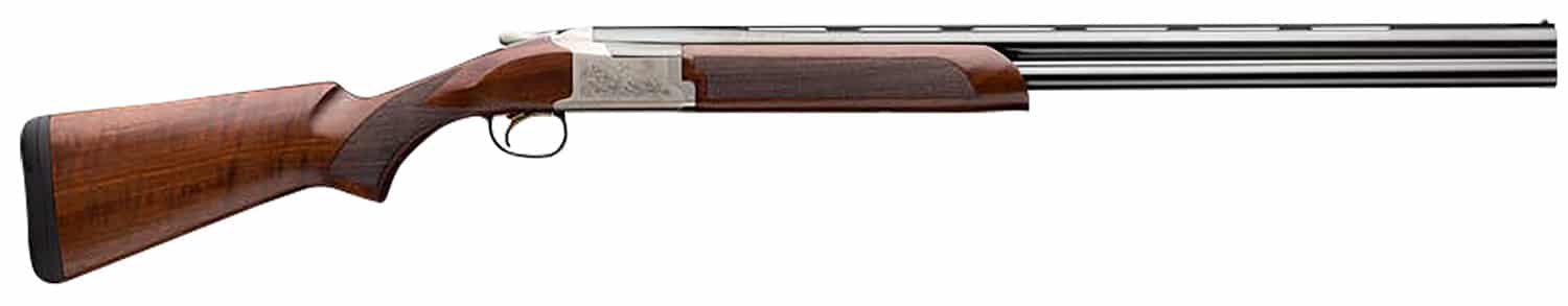 Browning 018165914 Citori 725 Field Full Size 410 Gauge Break Open 3" 2rd 26" Polished Blued Over/Under Vent Rib Barrel, Silver Nitride Engraved Steel Receiver, Fixed Grade II/III Gloss Black Walnut Stock