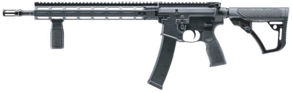 Daniel Defense 0218919089 PCC 916 9mm Luger 20+1 16" Black Phosphate Heavy Threaded Barrel, Black Cerakote Picatinny Rail Stainless Steel Receiver, 13.50" M-LOK Handguard, DD Buttstock Black Polymer, Black Polymer Grip, Ambidextrous