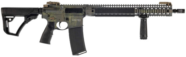 Daniel Defense DLRLIMSER-002-CC DDM4 V9 *CA Compliant 5.56 NATO 10+1 16" Crocodile Rattlecan Threaded Barrel, Crocodile Rattlecan Picatinny Rail Aluminum Receiver, DD Buttstock Black Polymer Stock, Black Polymer Grip
