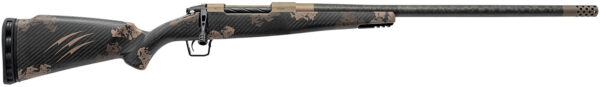 Fierce Firearms ROG280AI24BRS Carbon Rogue Full Size 280 Ackley 3+1 24" Carbon Fiber Threaded Barrel, Smoked Bronze Cerakote Steel Drilled & Tapped Receiver, Picatinny Rail Forend, Sonora Ambush Camo Fixed Carbon Fiber Stock, Right Hand