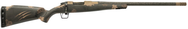Fierce Firearms ROG300WIN20BRS Carbon Rogue Full Size 300 Win 3+1 20" Carbon Fiber Threaded Barrel, Smoked Bronze Cerakote Steel Drilled & Tapped Receiver, Picatinny Rail Forend, Sonora Ambush Camo Fixed Carbon Fiber Stock, Right Hand