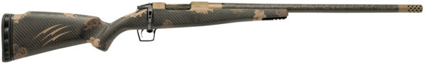 Fierce Firearms ROG300WIN24BRS Carbon Rogue Full Size 300 Win 3+1 24" Carbon Fiber Threaded Barrel, Smoked Bronze Cerakote Steel Drilled & Tapped Receiver, Picatinny Rail Forend, Sonora Ambush Camo Fixed Carbon Fiber Stock, Right Hand