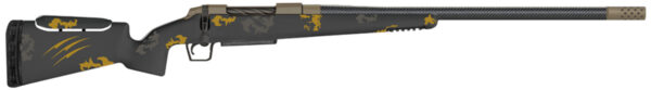 Fierce Firearms FCTRXP68WES22SBH CT Rival XP 6.8 Western 3+1 (Detachable Mag) 22" C3 Carbon Fiber, Smoke Bronze Titanium Rec, Harvest Camo Carbon Fiber Rival Stock with Adj. Cheek Piece, Radial TI Muzzle Brake, Bix & Andy Adj. Trigger