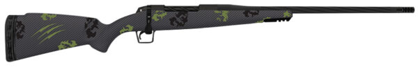 Fierce Firearms TWROG7MMBC20BF Twisted Rogue Full Size 7mm BC 3+1 20" Black Cerakote Fluted Threaded Barrel, Black Cerakote Stainless Steel Drilled & Tapped Receiver, Arca Rail Forend, Forest Camo Fixed Carbon Fiber Stock, Right Hand