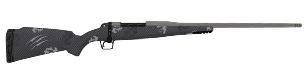 Fierce Firearms TWROG22CM22GP Twisted Rogue Full Size 22 Creedmoor 3+1 22" Tungsten Cerakote Fluted Threaded Barrel, Tungsten Cerakote Stainless Steel Drilled & Tapped Receiver, Arca Rail Forend, Phantom Camo Fixed Carbon Fiber Stock, Right Hand