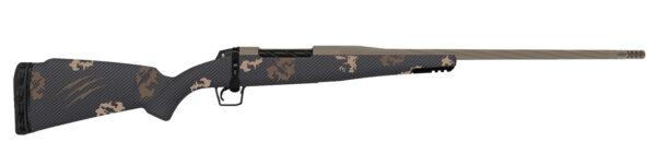Fierce Firearms TWROG22CM22BRS Twisted Rogue Full Size 22 Creedmoor 3+1 22" Armour Lube Black Fluted Threaded Barrel, Black Cerakote Stainless Steel Drilled & Tapped Receiver, Arca Rail Forend, Sonora Ambush Camo Fixed Carbon Fiber Stock, Right Hand