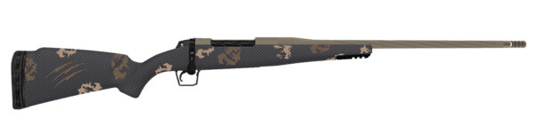 Fierce Firearms TWROG300WIN22BRS Twisted Rogue Mini Full Size 300 Win 3+1 22" Smoked Bronze Cerakote Fluted Threaded Barrel, Smoked Bronze Cerakote Stainless Steel Drilled & Tapped Receiver, Arca Rail Forend, Sonora Ambush Camo Fixed Carbon Fiber Stock, R