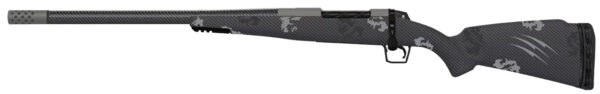 Fierce Firearms ROG300PRC22GPLH Carbon Rogue Full Size 300 PRC 3+1 22" Carbon Fiber Threaded Barrel, Glacier Cerakote Steel Drilled & Tapped Receiver, Picatinny Rail Forend, Phantom Camo Fixed Carbon Fiber Stock, Left Hand