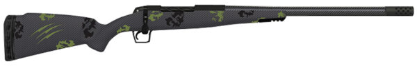 Fierce Firearms TWTROG7PRC24BF Twisted Rage Full Size 7mm PRC 24" Armour Lube Black Steel Threaded Barrel, Armour Lube Black Drilled & Tapped Titanium Receiver, LR Negative Comb Forest Camo Carbon Fiber Stock