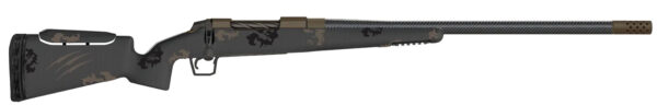 Fierce Firearms FCRFP7PRC24MM Carbon Rival FP 7mm PRC 3+1 24" Black Carbon Fiber Match Grade Threaded Barrel, Midnight Bronze Cerakote Drilled & Tapped Steel Receiver, Adj Cheek Riser Trophy Camo Carbon Fiber Stock