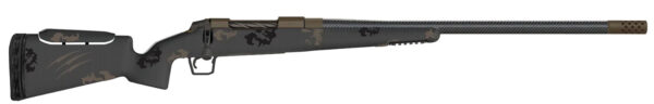 Fierce Firearms FCRFP65PRC22MM Carbon Rival FP 6.5 PRC 3+1 (Hinged Floor Plate) 22" C3 Carbon Fiber, Midnight Bronze Steel Rec, Trophy Camo Carbon Fiber Rival Stock with Adj. Cheek Piece, Radial TI Muzzle Brake, Bix & Andy Adj. Trigger