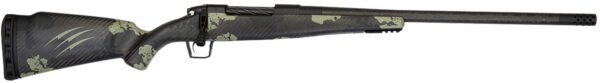 Fierce Firearms ROG7MMBC20BT Carbon Rogue Full Size 7mm BC 3+1 20" Carbon Fiber Threaded Barrel, Black Cerakote Steel Drilled & Tapped Receiver, Picatinny Rail Forend, Trophy Camo Fixed Carbon Fiber Stock, Right Hand