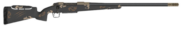 Fierce Firearms FCTRFP7MMBC20BS CT Rival FP 7mm BC 20" Black Matrix Carbon Fiber Match Grade Threaded Barrel, Black Cerakote Drilled & Tapped Titanium Receiver, Adj Comb Carbon Fiber Stock