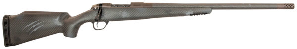 Fierce Firearms FCRG7PRC22BP Carbon Rage Full Size 7mm PRC 3+1 22" Black Carbon Fiber Threaded Barrel, Black Cerakote Stainless Steel Drilled & Tapped Receiver, Picatinny Rail Forend, Phantom Camo Monte Carlo Carbon Fiber Stock, Right Hand