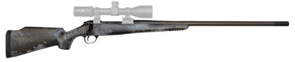 Fierce Firearms FCRG65CM20BP Carbon Rage Full Size 6.5 Creedmoor 4+1 20" Carbon Fiber Match Grade Threaded Barrel, Black Cerakote Stainless Steel Drilled & Tapped Receiver, Picatinny Rail Forend, Phantom Camo Monte Carlo Carbon Fiber Stock, Right Hand