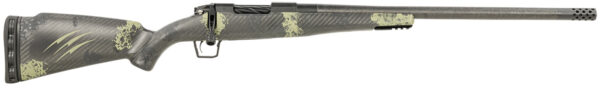 Fierce Firearms ROG65PRC20BF Carbon Rogue Full Size 6.5 PRC 3+1 20" Carbon Fiber Threaded Barrel, Black Cerakote Steel Drilled & Tapped Receiver, Picatinny Rail Forend, Forest Camo Fixed Carbon Fiber Stock, Right Hand