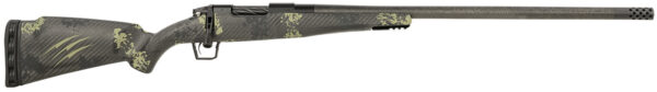Fierce Firearms ROG65PRC24BF Carbon Rogue Full Size 6.5 PRC 3+1 24" Carbon Fiber Threaded Barrel, Black Cerakote Steel Drilled & Tapped Receiver, Picatinny Rail Forend, Forest Camo Fixed Carbon Fiber Stock, Right Hand