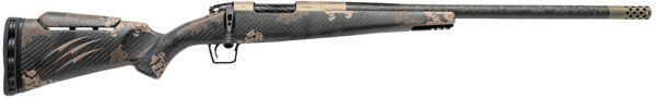 Fierce Firearms ROGM65CM20BRS Carbon Mini Rogue 6.5 Creedmoor 4+1 20" Black Carbon Fiber Match Grade Threaded Barrel, Smoked Bronze Cerakote Drilled & Tapped Steel Receiver, Adj Comb & BiPod Rail Sonora Ambush Camo Carbon Fiber Stock