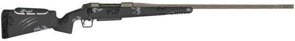 Fierce Firearms FRXP300PRC20TP Twisted Rival XP Full Size 300 PRC 3+1 20" Tungsten Gray Cerakote Fluted Threaded Barrel, Tungsten Gray Cerakote Stainless Steel Drilled & Tapped Receiver, Picatinny Rail Forend, Phantom Camo Adj Comb Carbon Fiber Stock, Rig