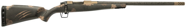 Fierce Firearms ROG65CM22BRS Carbon Rogue Full Size 6.5 Creedmoor 3+1 22" Carbon Fiber Threaded Barrel, Smoked Bronze Cerakote Steel Drilled & Tapped Receiver, Picatinny Rail Forend, Sonora Ambush Camo Fixed Carbon Fiber Stock, Right Hand