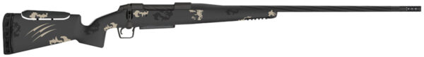 Fierce Firearms FRXP65PRC20BU Twisted Rival XP Full Size 6.5 PRC 4+1 20" Black Cerakote Fluted Threaded Barrel, Black Cerakote Stainless Steel Drilled & Tapped Receiver, Picatinny Rail Forend, Urban Camo Adj Comb Carbon Fiber Stock, Right Hand