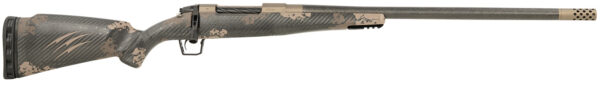 Fierce Firearms ROG7PRC22BRS Carbon Rogue Full Size 7mm PRC 3+1 22" Carbon Fiber Threaded Barrel, Smoked Bronze Cerakote Steel Drilled & Tapped Receiver, Picatinny Rail Forend, Sonora Ambush Camo Fixed Carbon Fiber Stock, Right Hand