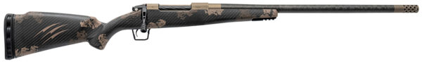 Fierce Firearms ROG7PRC24BRS Carbon Rogue Full Size 7mm PRC 3+1 24" Carbon Fiber Threaded Barrel, Smoked Bronze Cerakote Steel Drilled & Tapped Receiver, Picatinny Rail Forend, Sonora Ambush Camo Fixed Carbon Fiber Stock, Right Hand