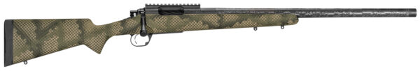 Proof Research 139981 Glacier TI 308 Win 4+1 20" Carbon Fiber Match Grade Threaded Barrel, Black Cerakote Titanium Receiver w/Picatinny Rail, Tactical Flat Dark Earth Proof Hunter Carbon Fiber Stock, Right Hand