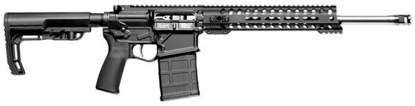 Patriot Ordnance Factory 01689 Rogue Direct Impingement *CA Compliant 308 Win,7.62x51mm NATO 16.50" 20+1 Black Anodized Rec 11" M-LOK Renegade handguard Stainless Steel Match Grade Barrel 6 Position MFT Stock Black MFT Polymer Grip