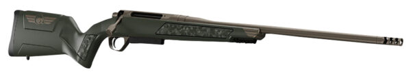 Christensen Arms 8011500200 Evoke Full Size 6.5 Creedmoor 4+1 20" Burnt Bronze Cerakote #4 Contour Threaded Barrel, Gray w/Bronze Logo Hybrid Hunter w/Picatinny Rail Synthetic Stock