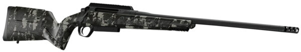 Christensen Arms 8011502500 Evoke Hunter Full Size 6.5 PRC 4+1 22" Black Cerakote #4 Contour Threaded Barrel, Black Cerakote Picatinny Rail Receiver, Multi-Tone Green Fixed Hybrid Hunter w/Picatinny Rail Synthetic Stock