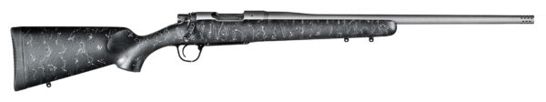 Christensen Arms CA10280413411 Mesa 308 Win 4+1 22" Threaded Barrel, Tungsten Gray Cerakote, Black with Gray Webbing Stock