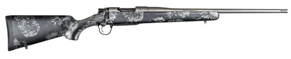 Christensen Arms 8010119000 Mesa FFT Full Size 7mm PRC 3+1, 22" Tungsten Gray Cerakote Button Rifled Free Floating Steel Barrel, Tungsten Gray Cerakote Aluminum Receiver, Black w/Gray Webbing Fixed Sporter w/Flash Forged Technology Stock