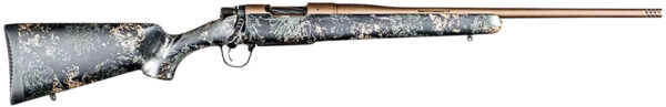 Christensen Arms 8010119100 Mesa FFT Full Size 7mm PRC 3+1, 22" Burnt Bronze Cerakote Button Rifled Free Floating Steel Barrel, Burnt Bronze Cerakote Aluminum Receiver, Green w/Black/Tan Webbing Fixed Sporter w/Flash Forged Technology Stock