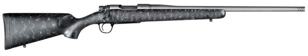 Christensen Arms 8010200200 Mesa Long Range 308 Win 4+1 24" Tungsten Gray Cerakote Button Rifled Free Floating Steel Barrel, Tungsten Gray Cerakote Aluminum Receiver, Black w/Gray Webbing Fixed Long Range Stock